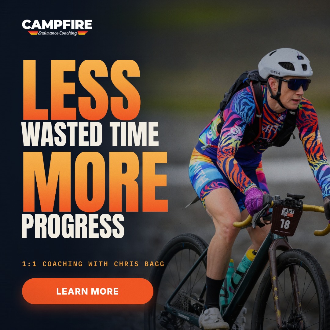 Campfire Endurance Coaching Facebook ad: Make Every Hour Count