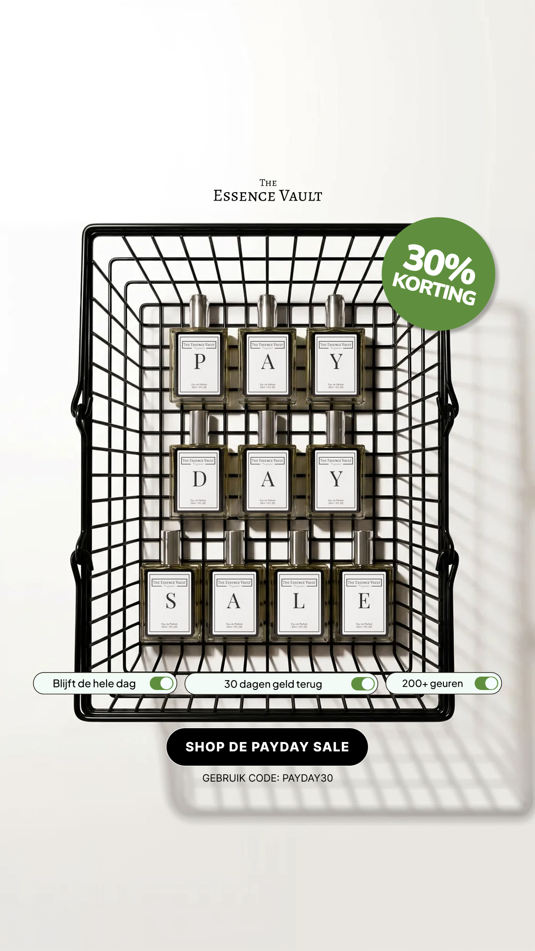 The Essence Vault Facebook ad