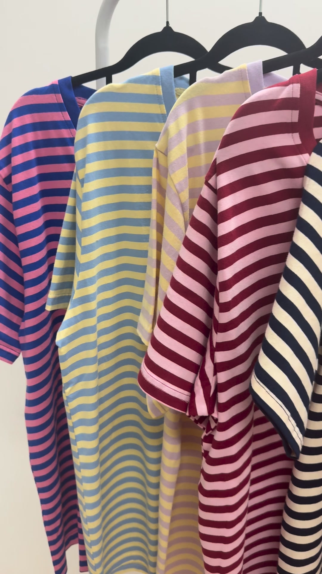 Proud Poppy Clothing Facebook ad: Striped V-Neck Tees Are Back