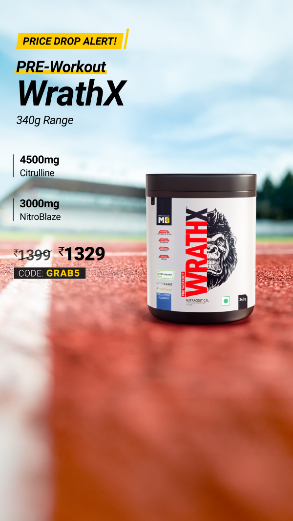 MuscleBlaze Facebook ad