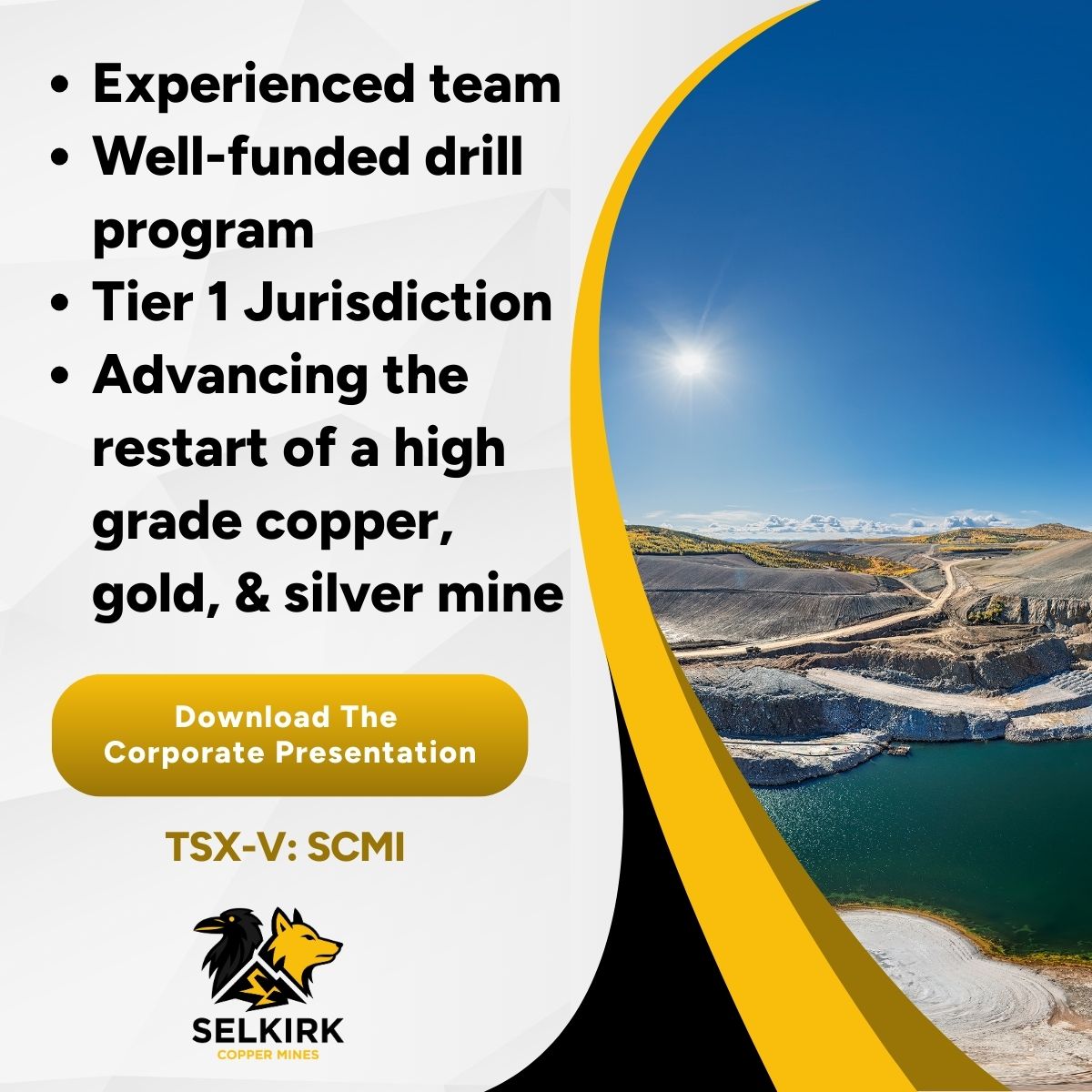 Selkirk Copper Facebook ad: A Rare Copper Producer Set To Come Online