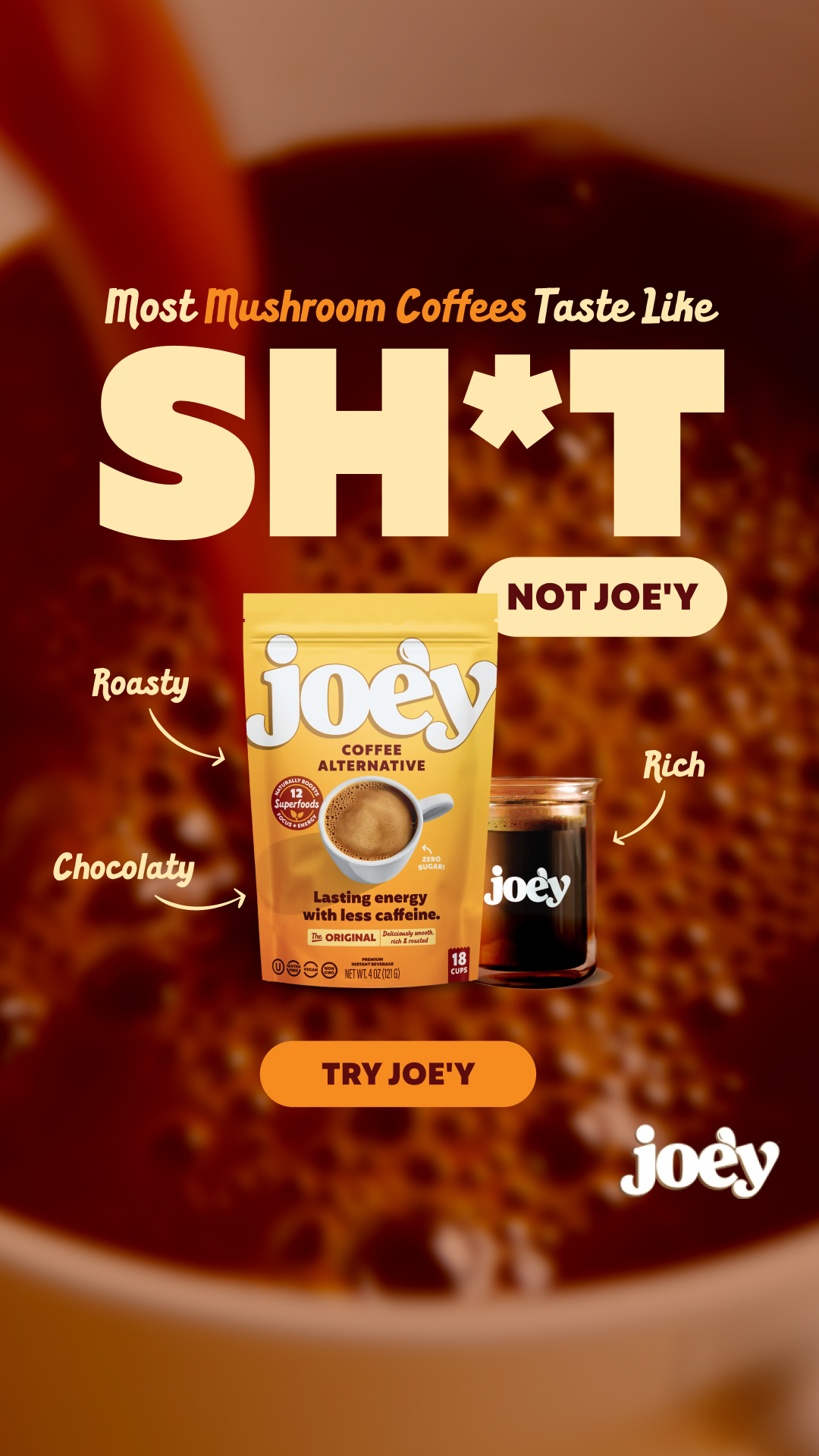 Joe'y Facebook ad