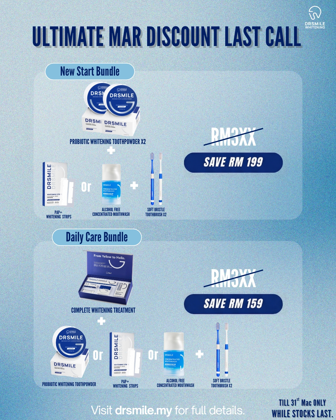 Dr Smile Whitening Solution Facebook ad