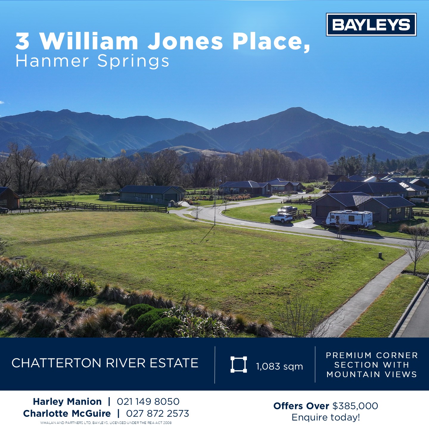 Harley Manion - Bayleys Hanmer Springs Facebook ad