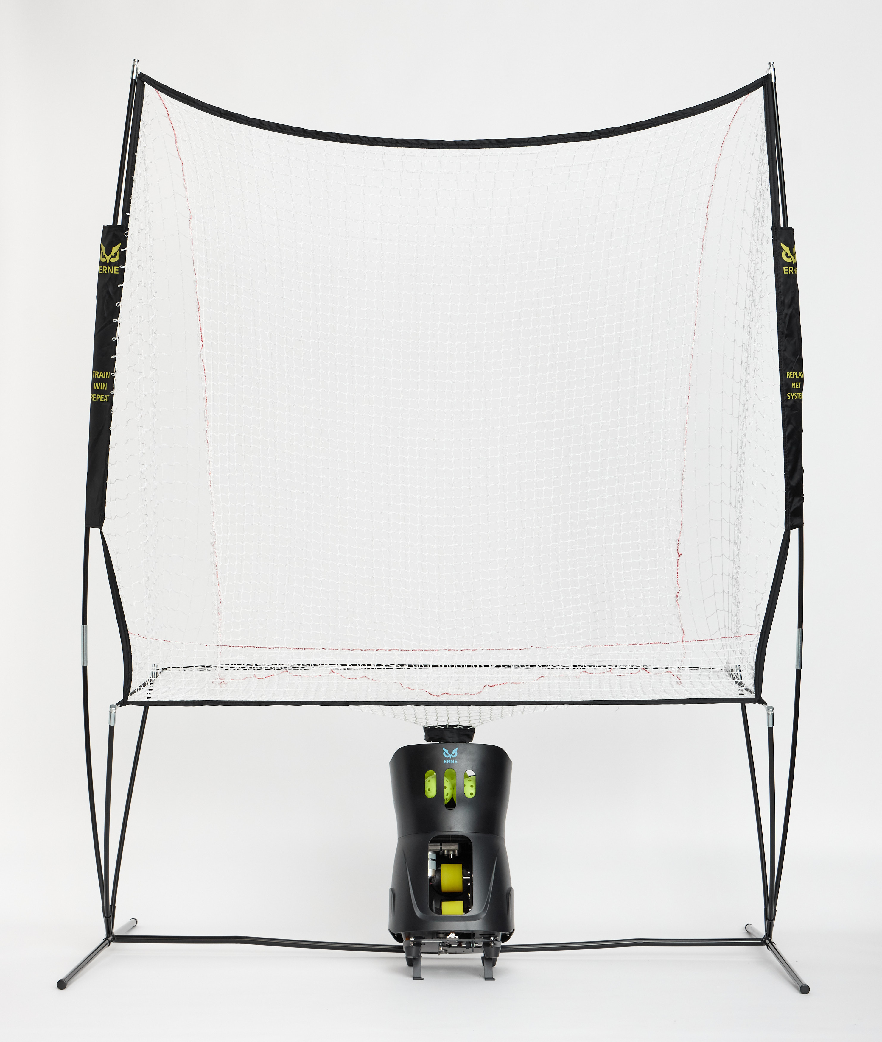 Erne Pickleball Machine Facebook ad: Pair your new ERNE Dink + Drop Pro…