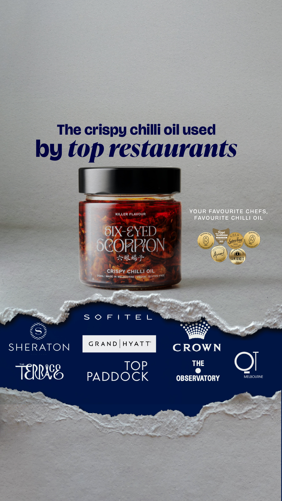 Six-Eyed Scorpion Facebook ad