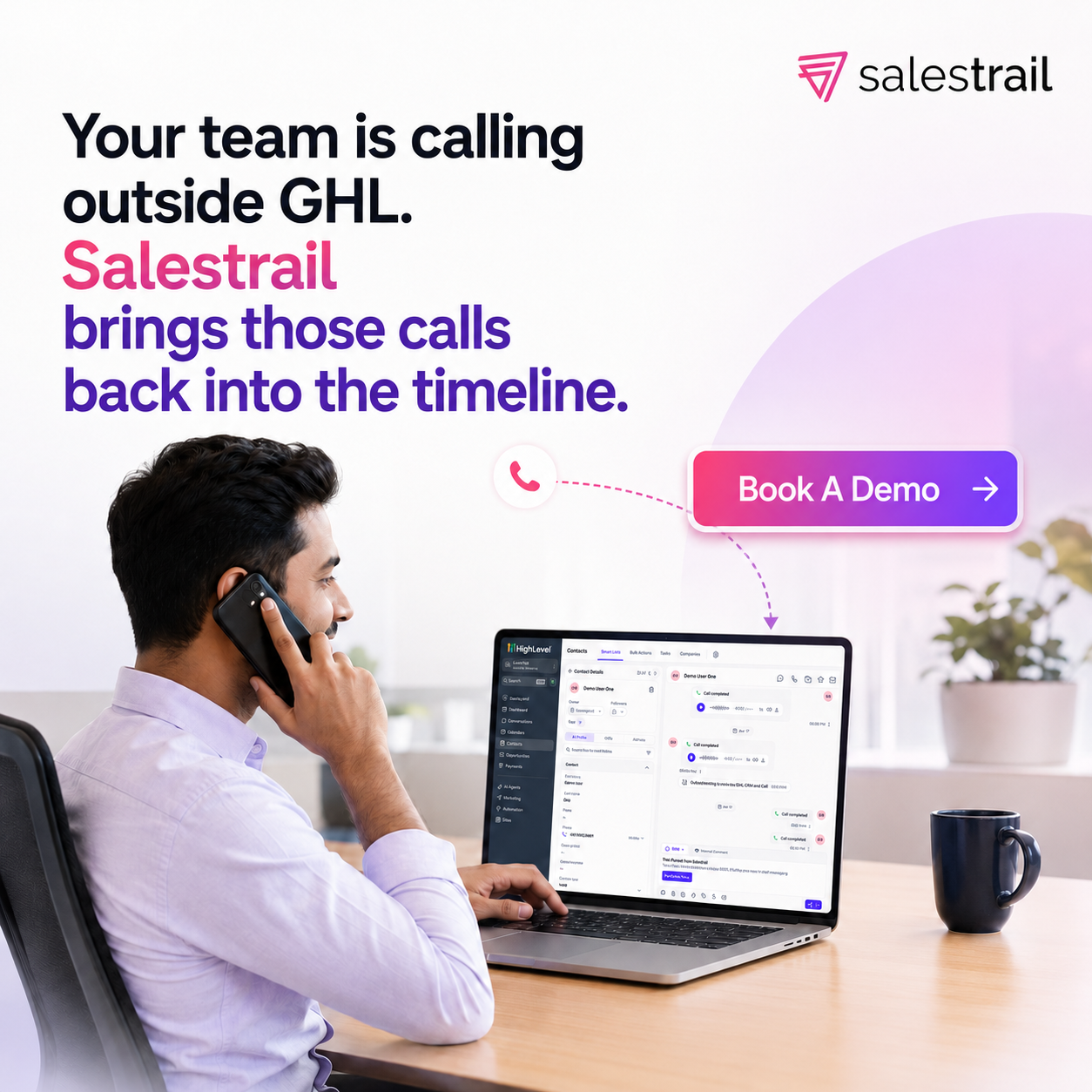 Salestrail Facebook ad from Jun 16, 2026