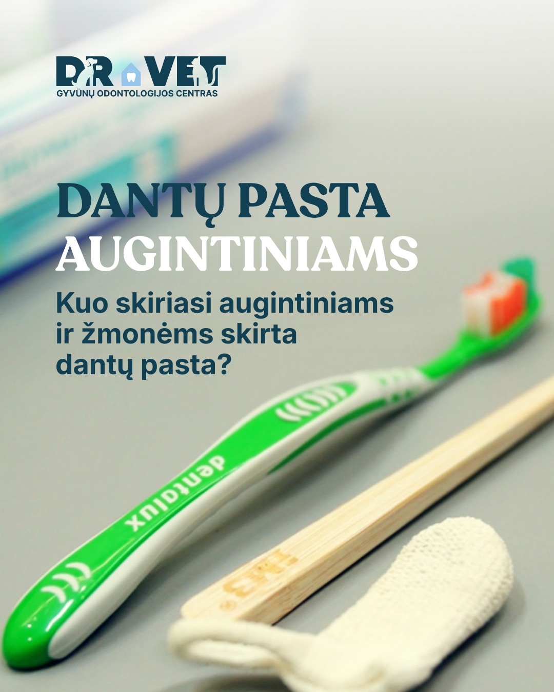 DR.VET Odontologija Facebook ad: Už lango, vėlus vakaras, parduotuvės jau uždarytos, o…