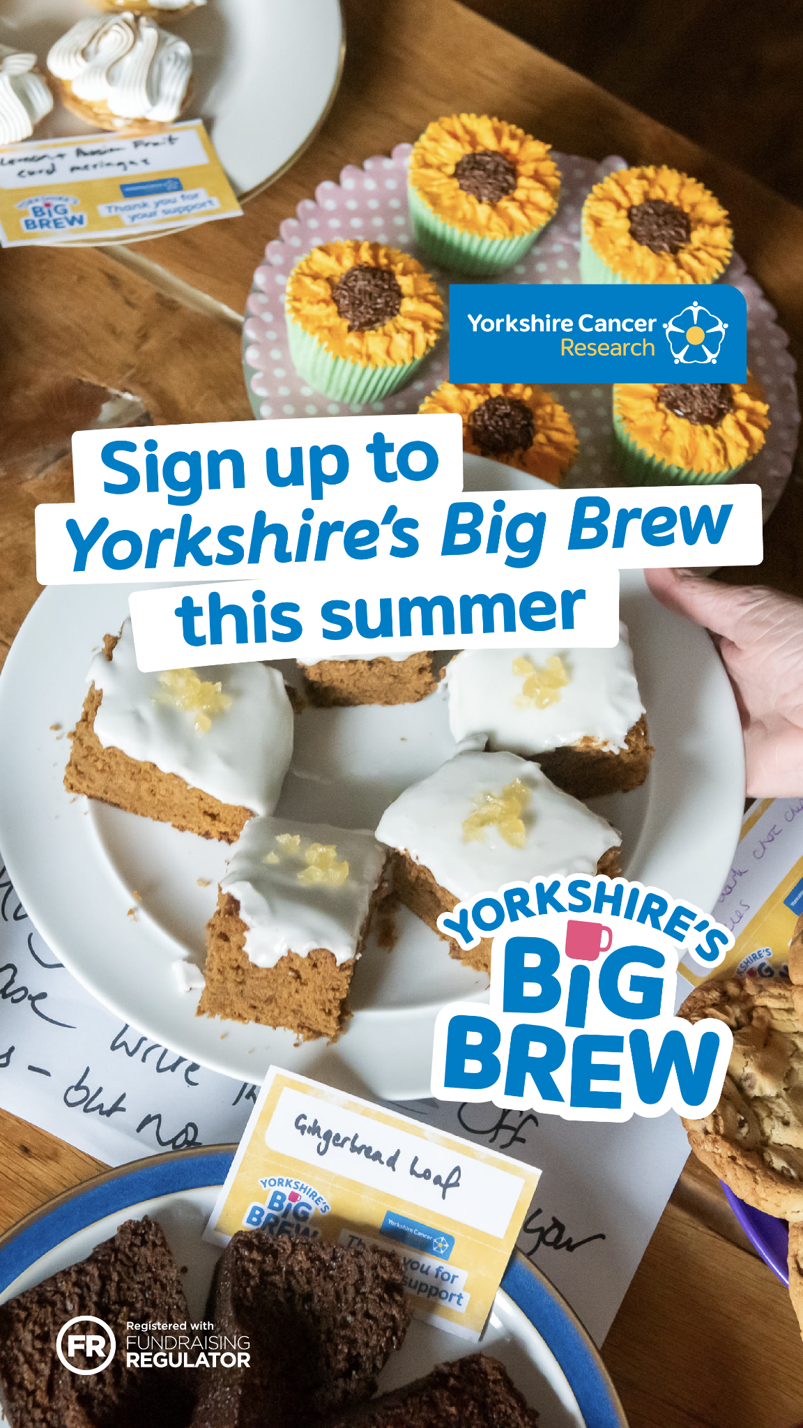 Yorkshire Cancer Research Facebook ad from Aug 4, 2026