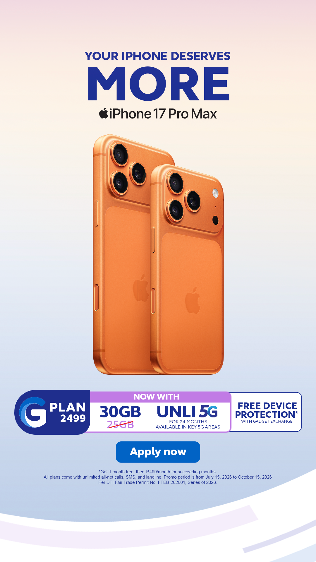 Globe Telecom Facebook ad