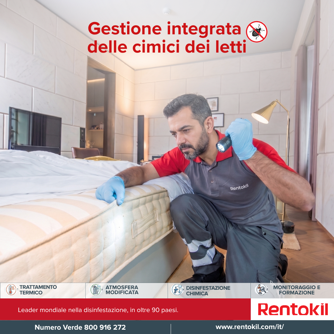 Rentokil Italia Facebook ad: Proteggi la reputazione del tuo Hotel