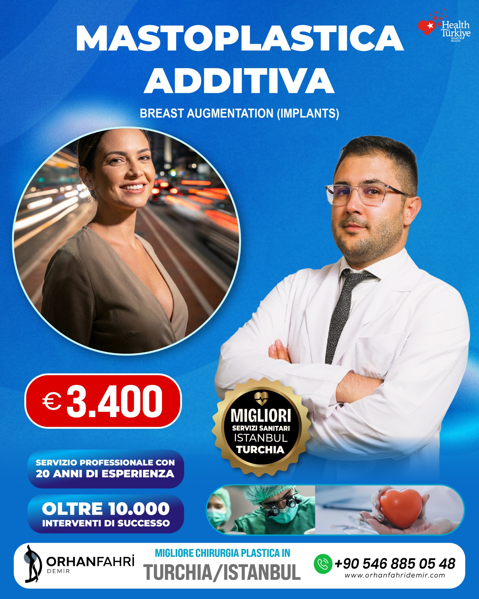 Dr. Orhan Fahri Demir Facebook ad: Migliori Servizi Sanitari Turchia/Istanbul