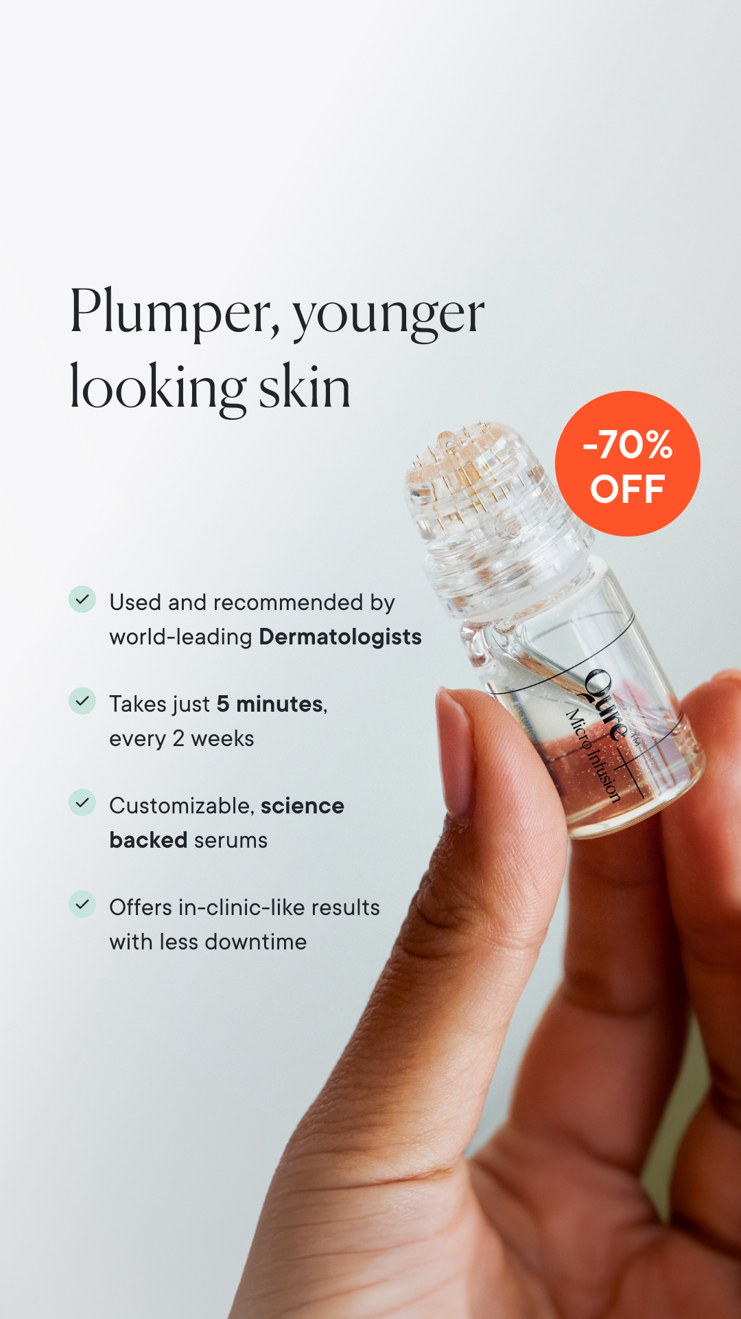 Qure Skincare Facebook ad