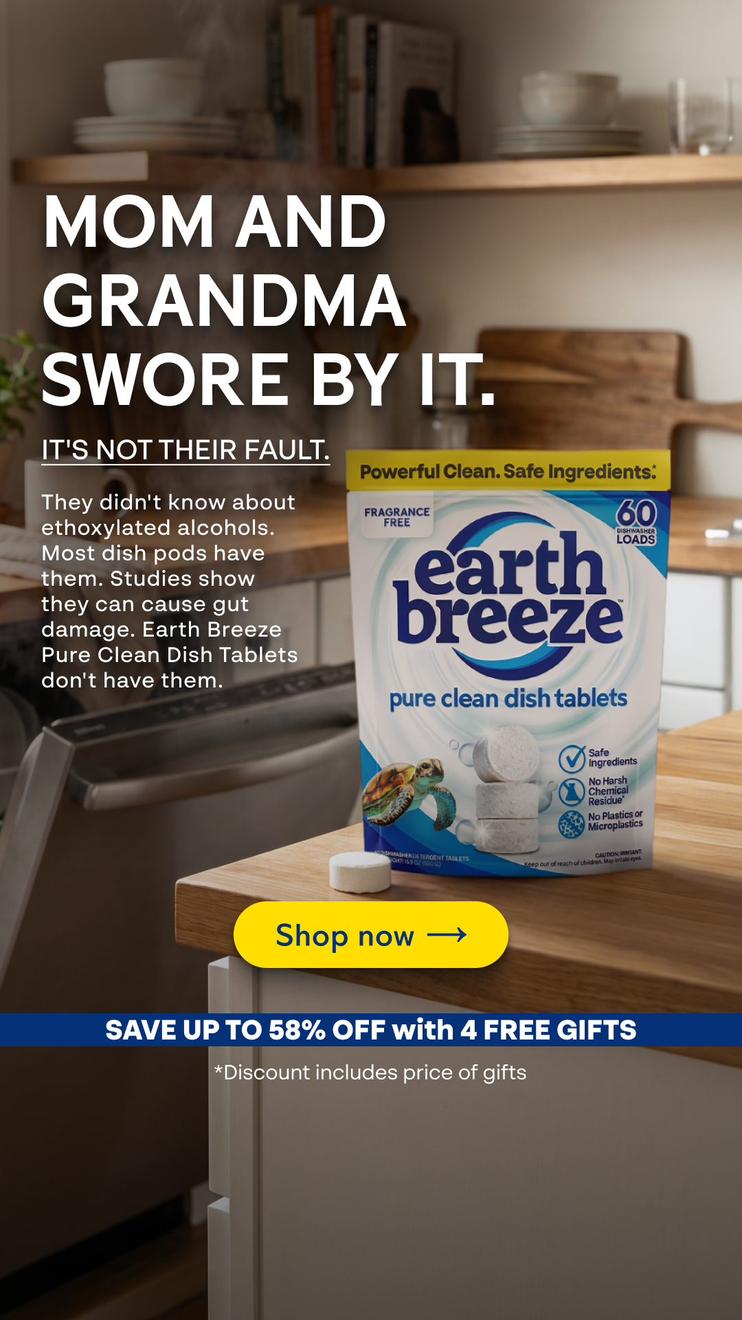 Earth Breeze Facebook ad
