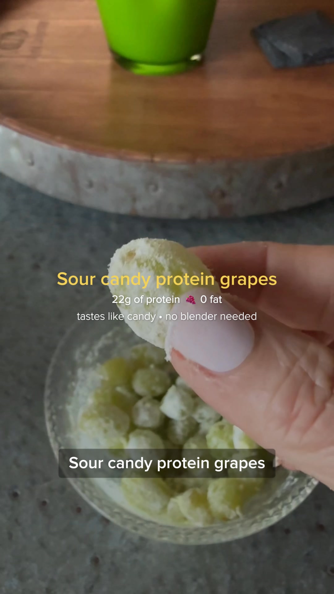 1 Up Nutrition Facebook ad: Make Sour Candy Protein Grapes