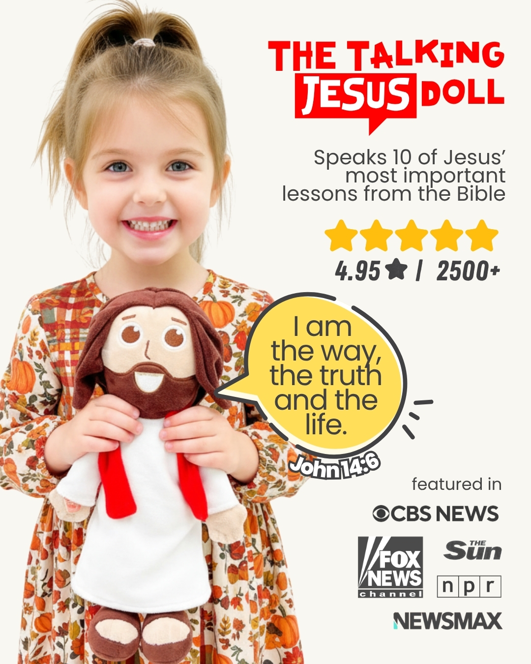 Talking Jesus Doll Facebook ad