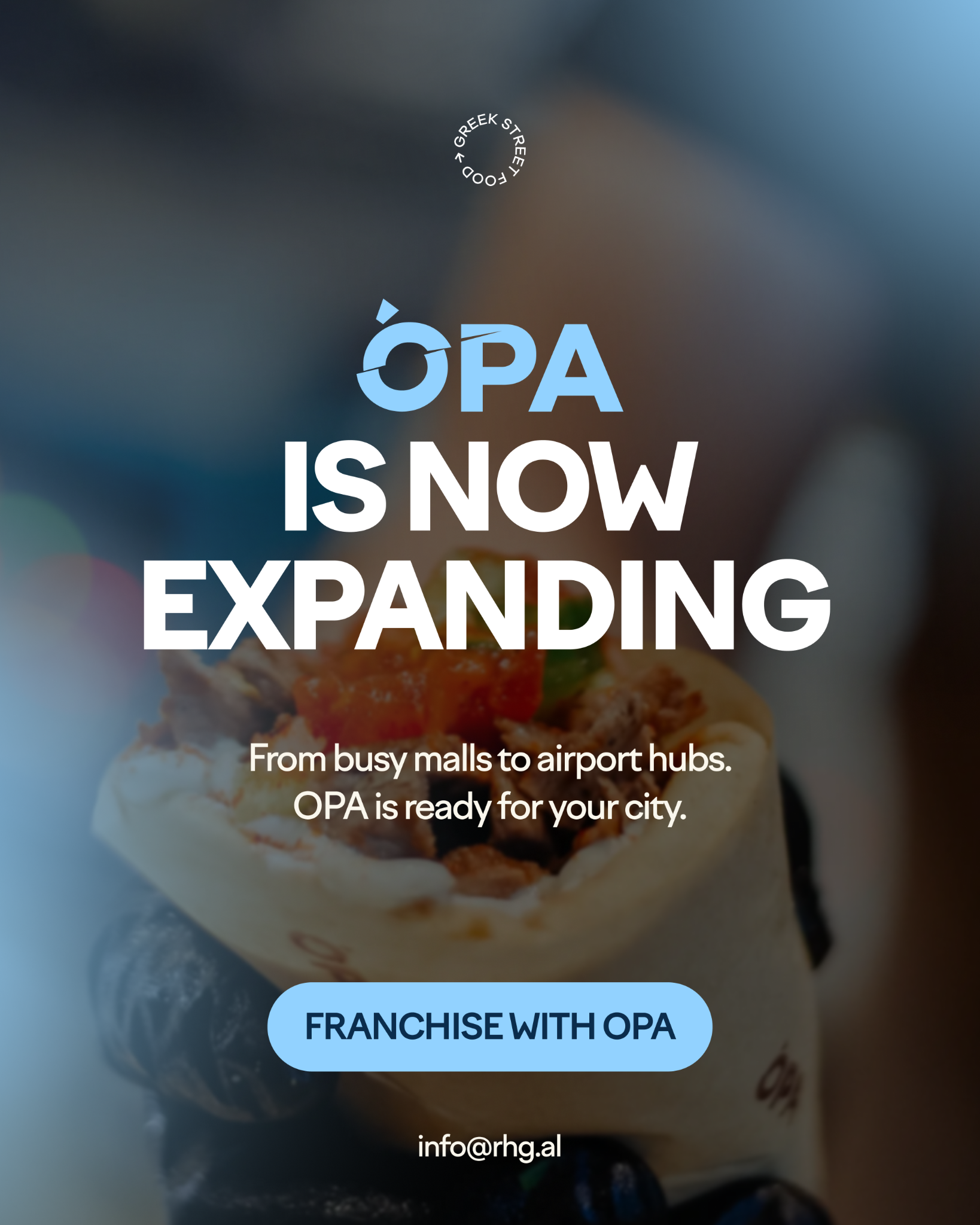 OPA - Greek Street Food Facebook ad