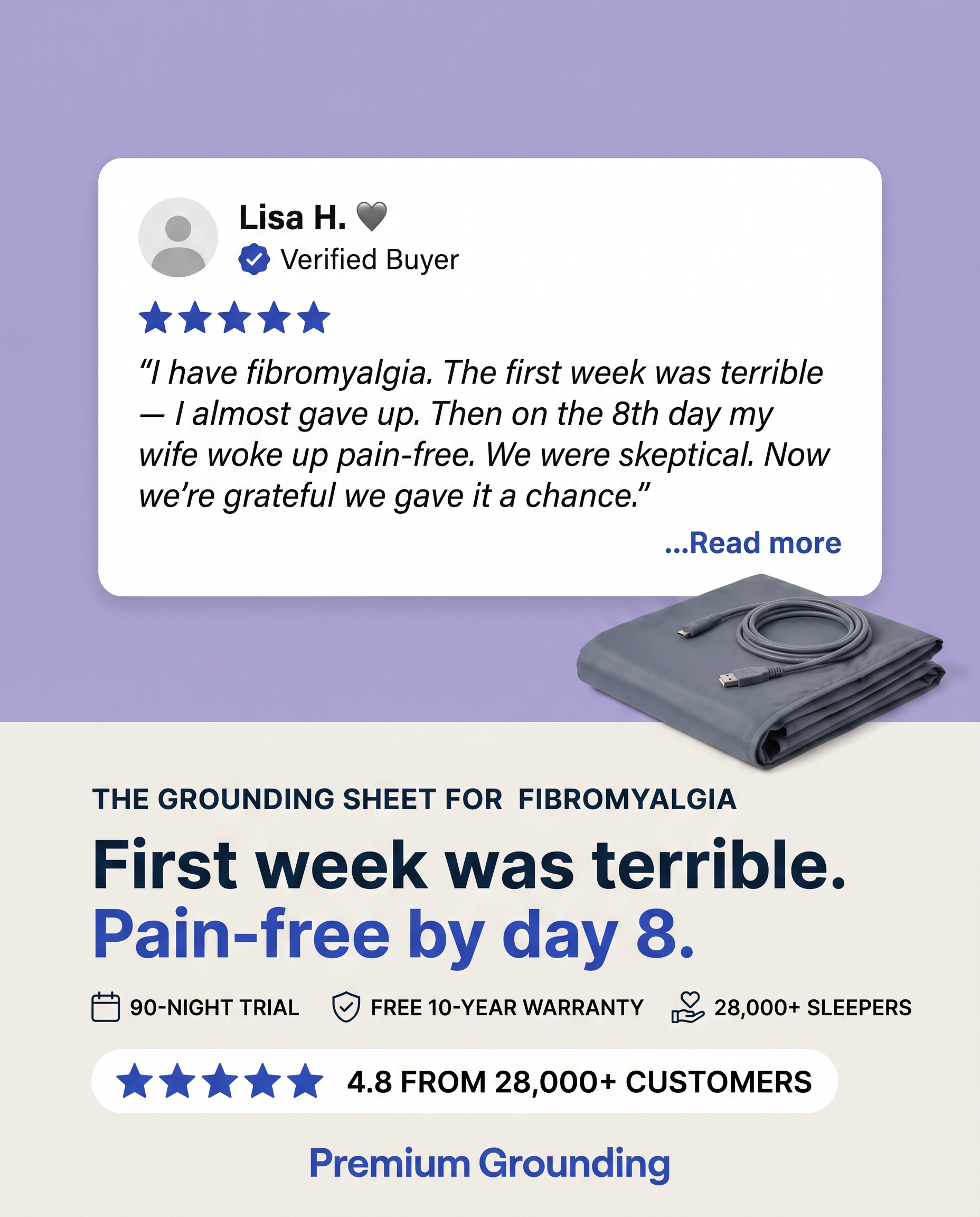 Premium Grounding  Facebook ad