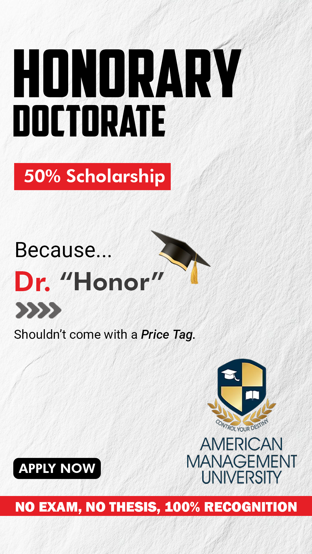 IIBM Institute of Business Management - Doctor of Business Administration Facebook ad