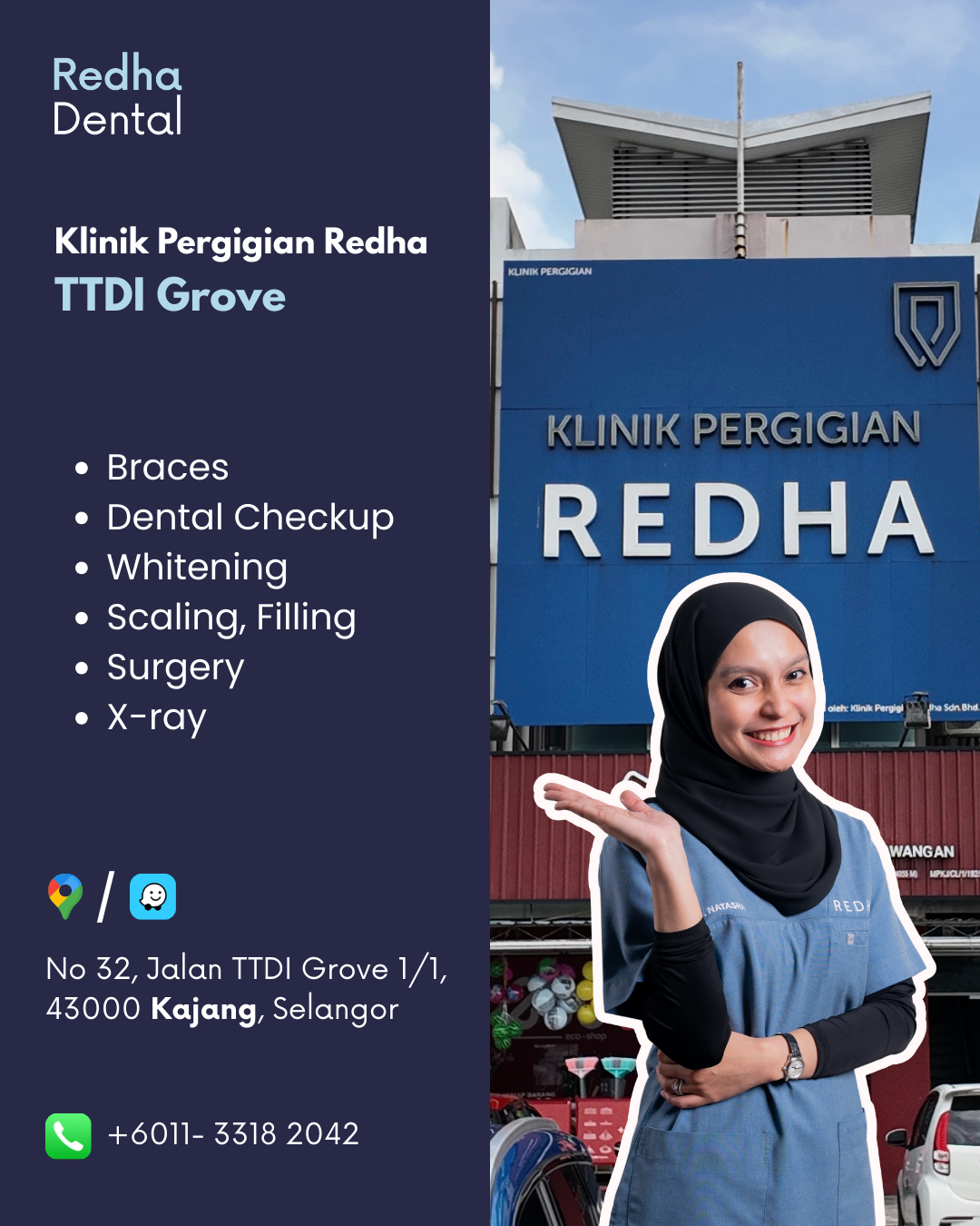 Klinik Pergigian Redha/Redha Dental Surgery Facebook ad