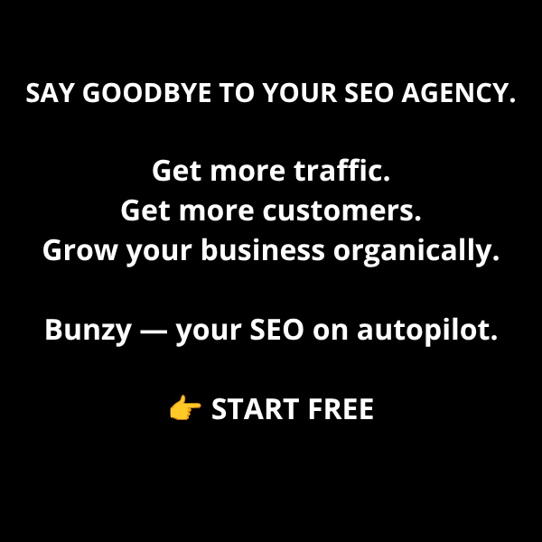Bunzy Facebook ad
