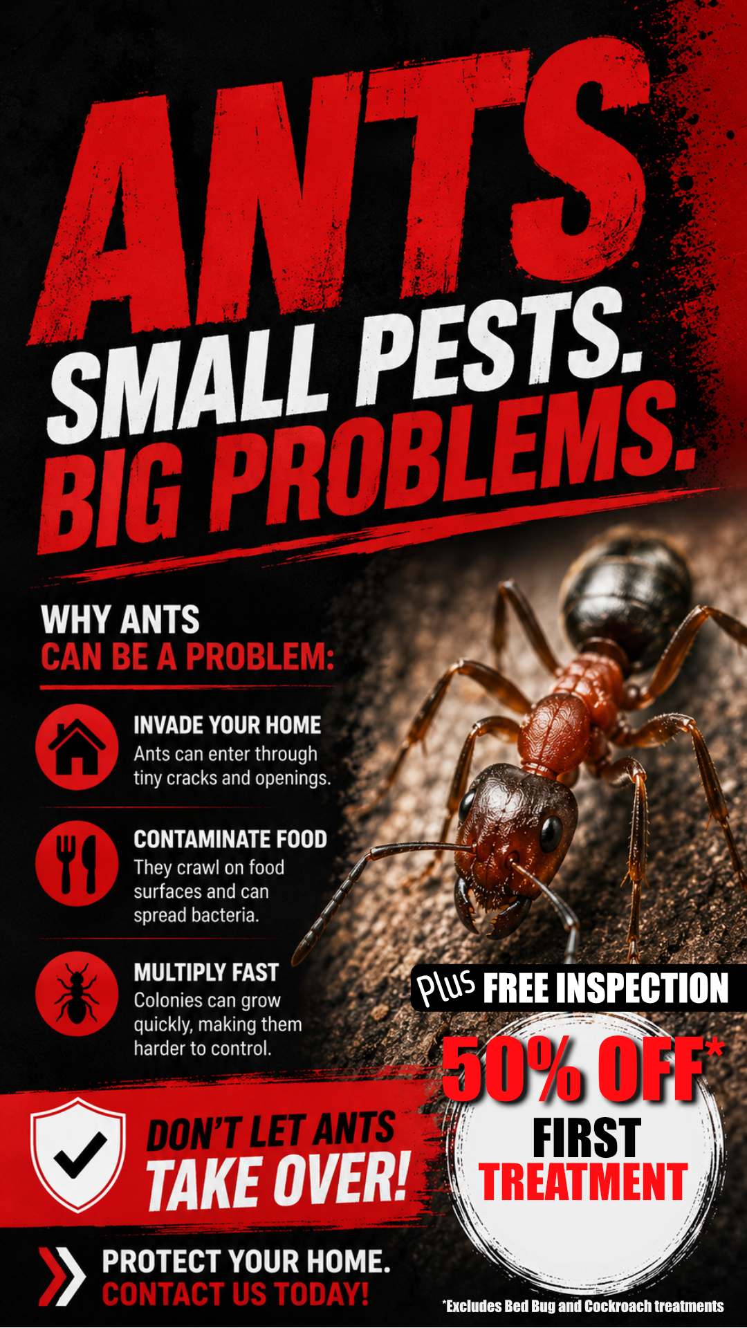 Best Defense Pest Solutions. Facebook ad from Jul 8, 2026