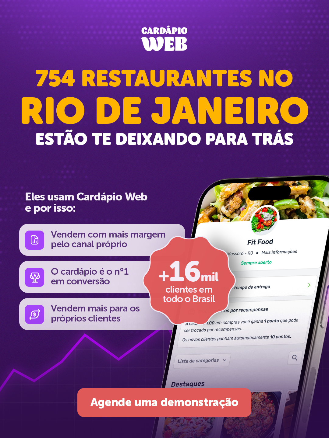 Cardápio Web Facebook ad