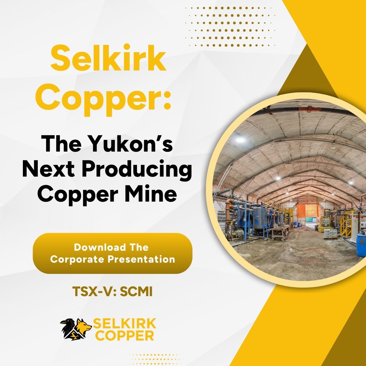 Selkirk Copper Facebook ad: Advancing A High-Grade Copper Asset in the Yukon, Canada