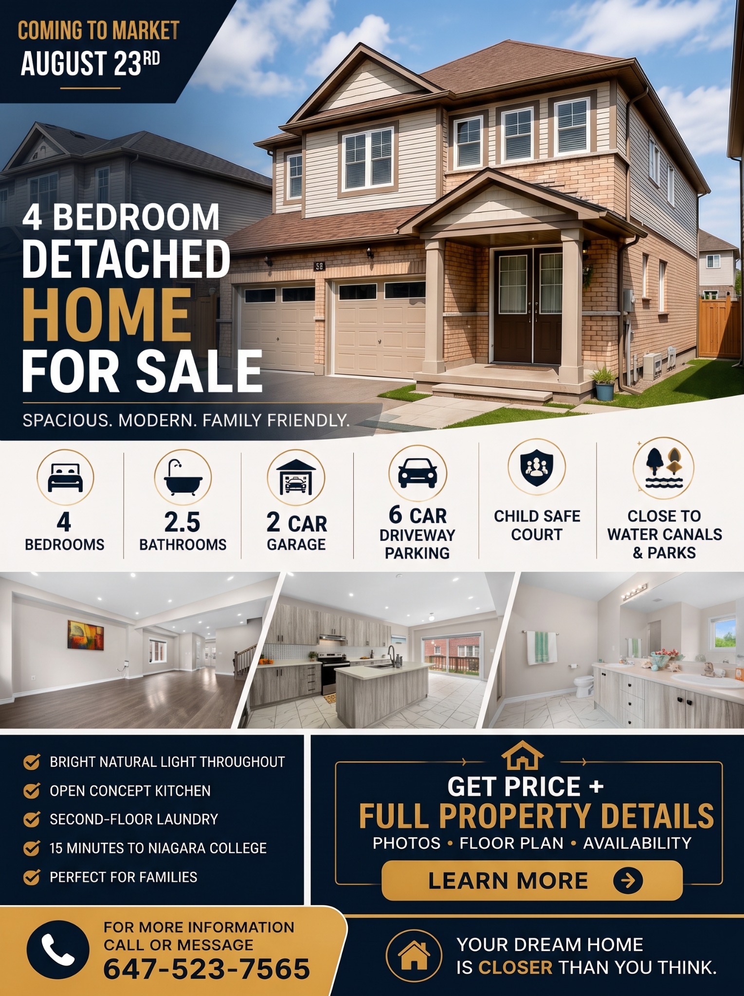 Kanwal Jassal Realtor Facebook ad: 4-Bedroom Detached Home, See Full Details