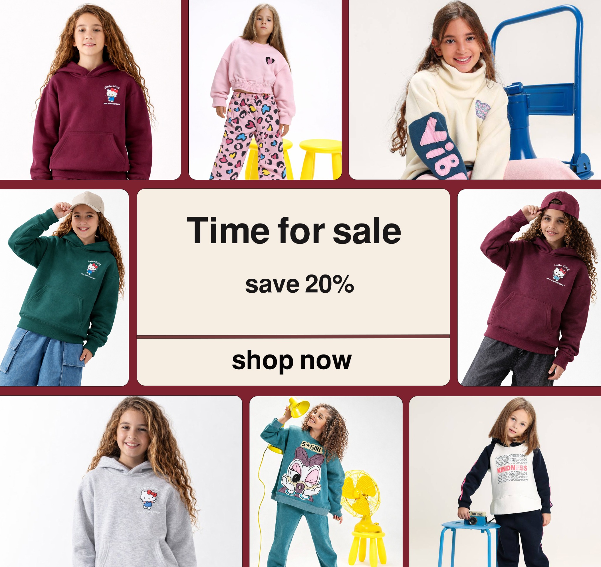 Bubbles kids wear Facebook ad