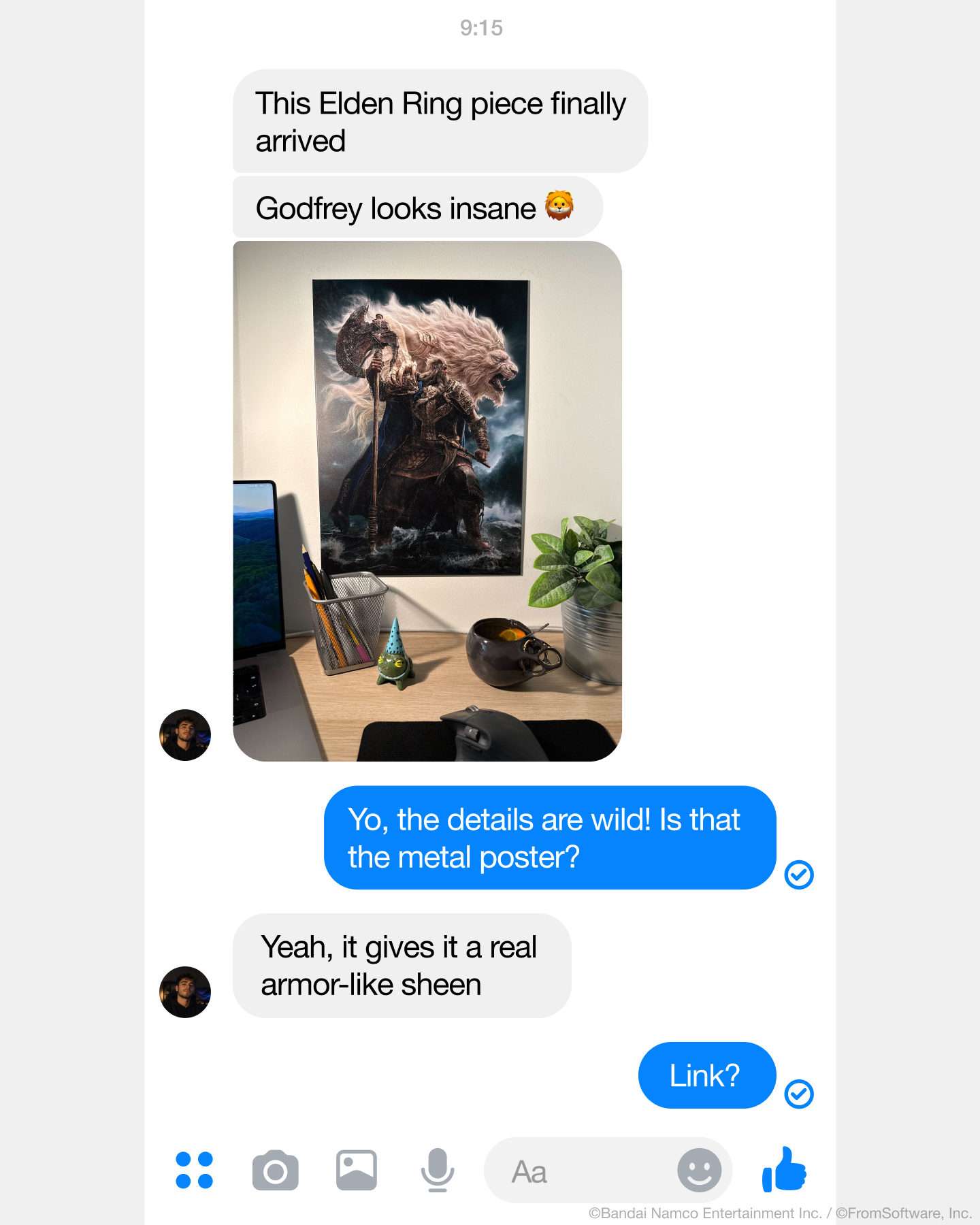 Displate Facebook ad