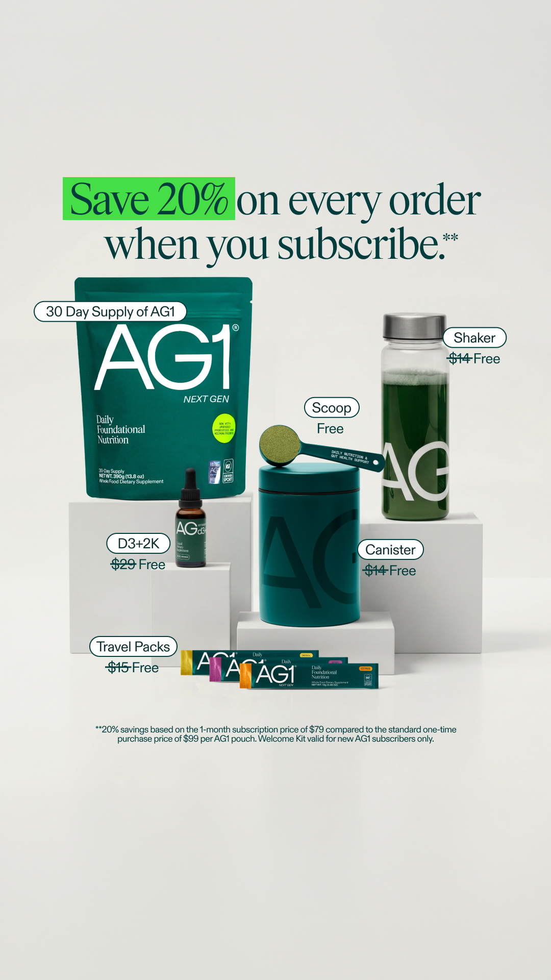 AG1 by Athletic Greens Facebook ad