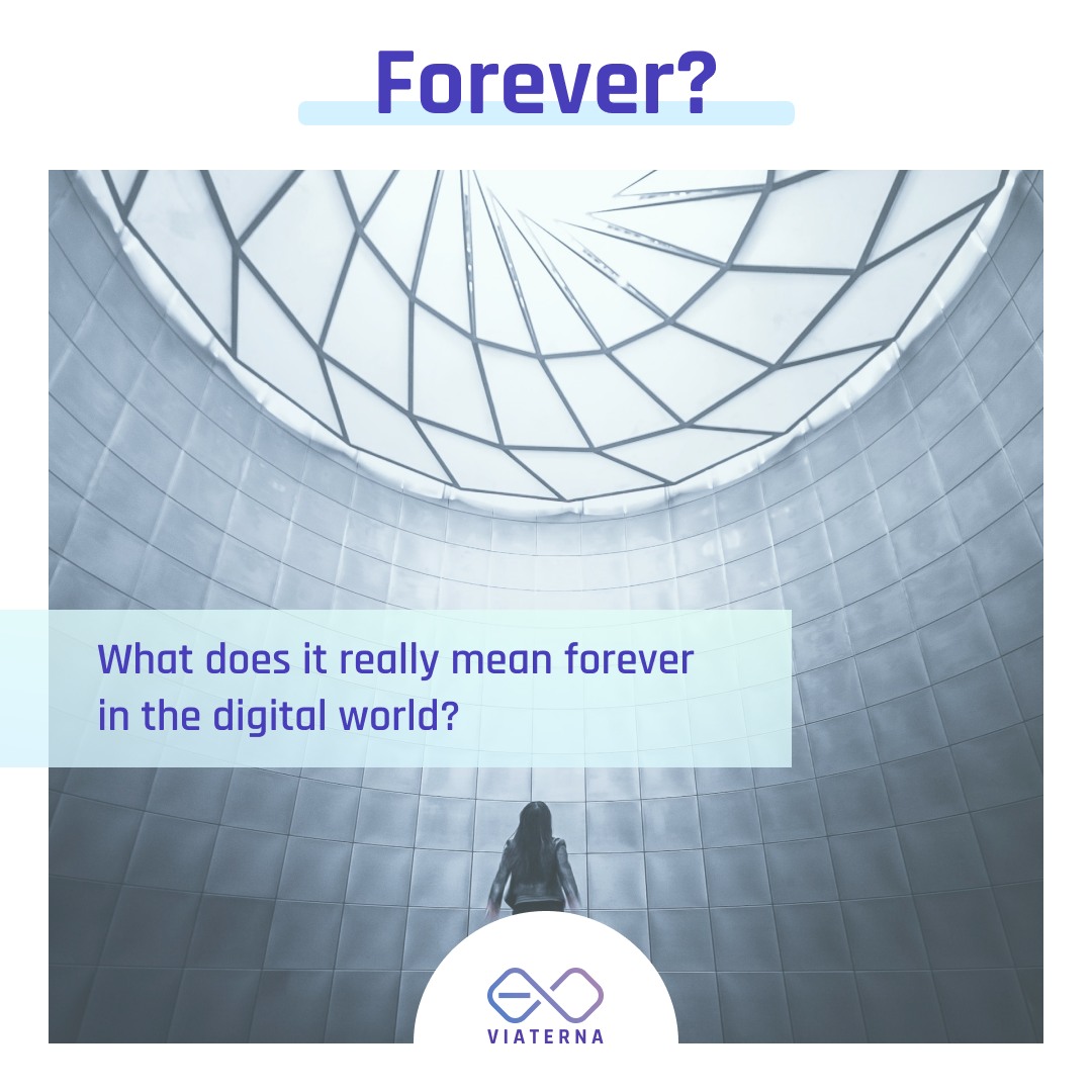 Viaterna Facebook ad: Create your own free digital memorial now