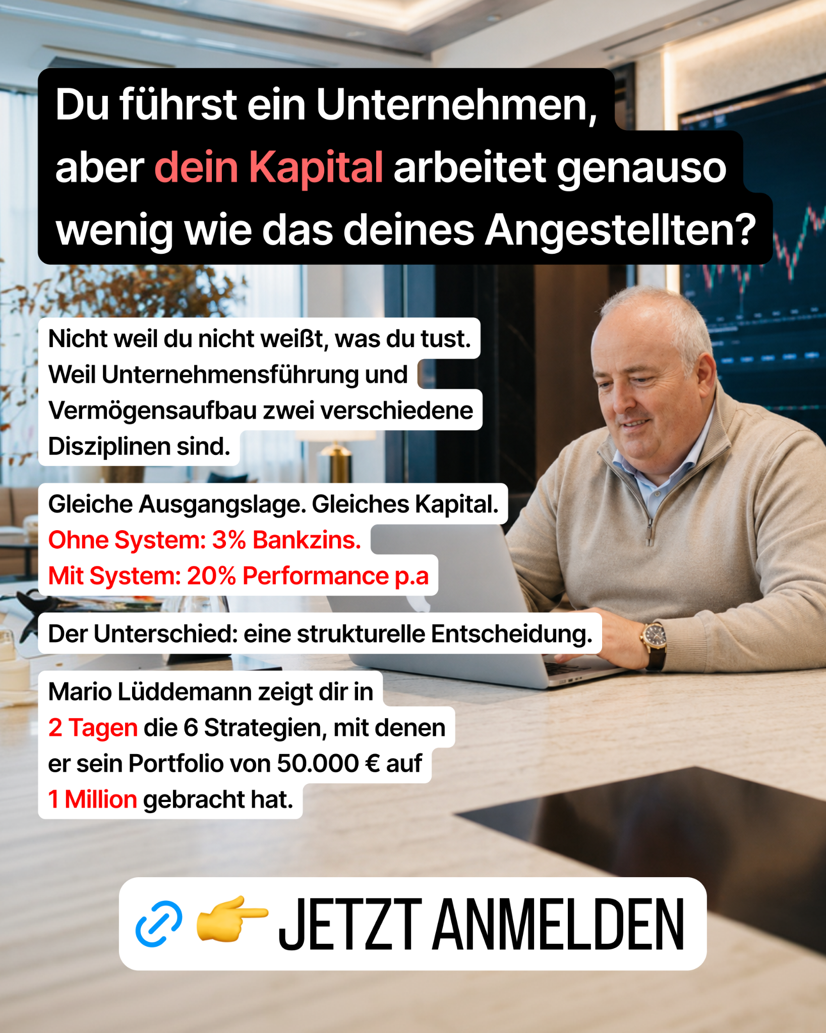 Mario Lüddemann Facebook ad