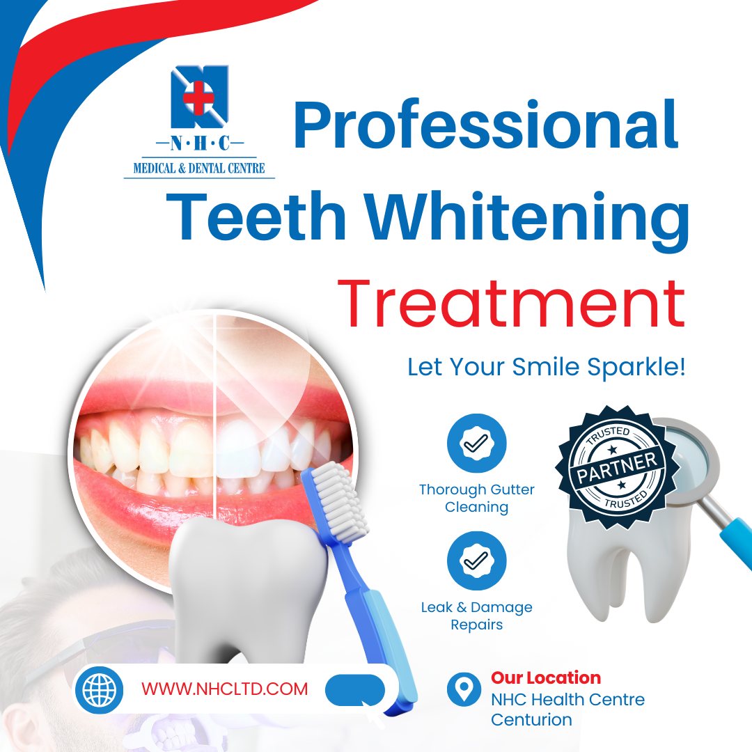 NHC Health Centre Centurion Facebook ad: Let your smile sparkle with our Professional Teeth…