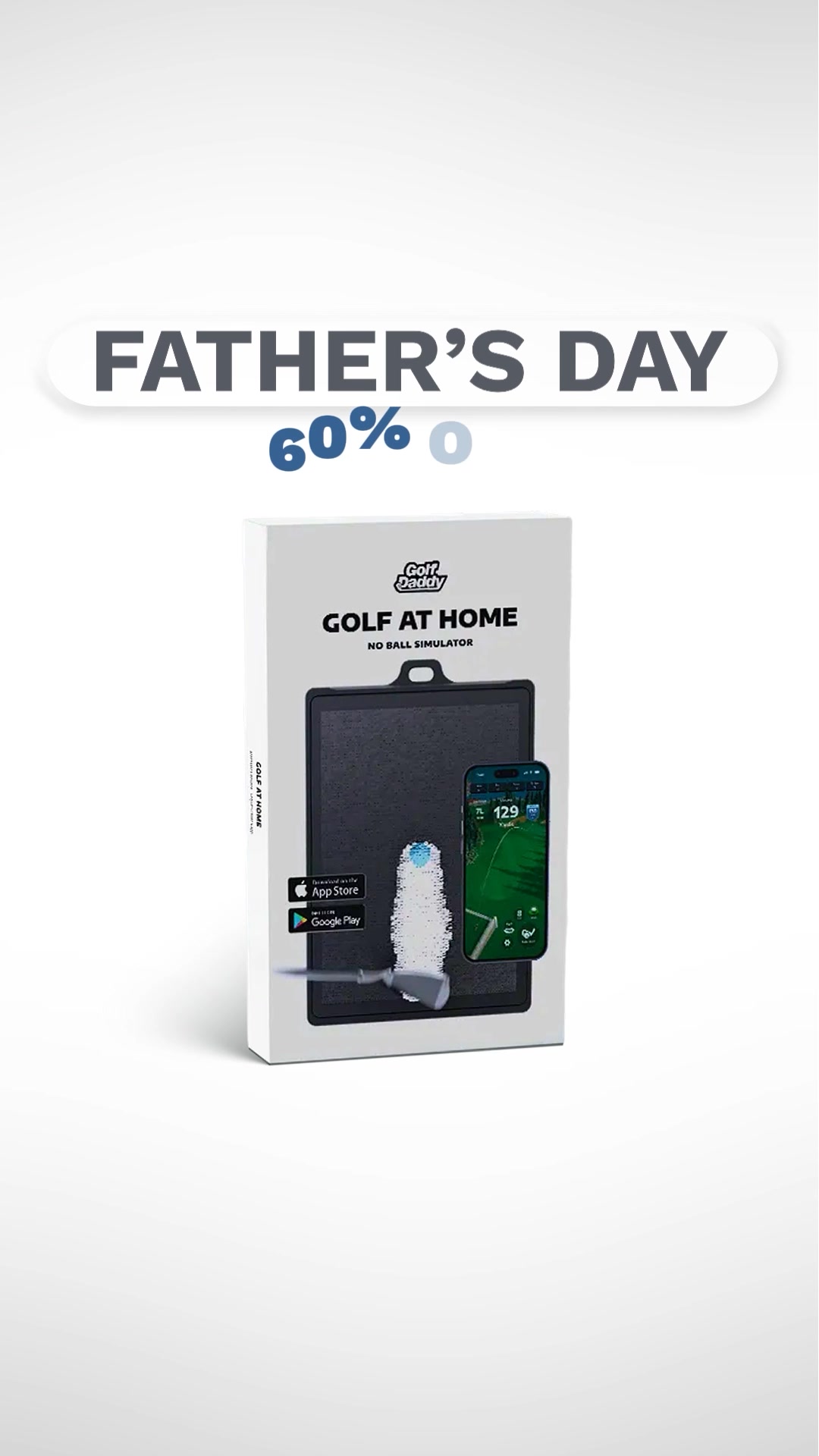 Golf Daddy Facebook ad from May 12, 2026
