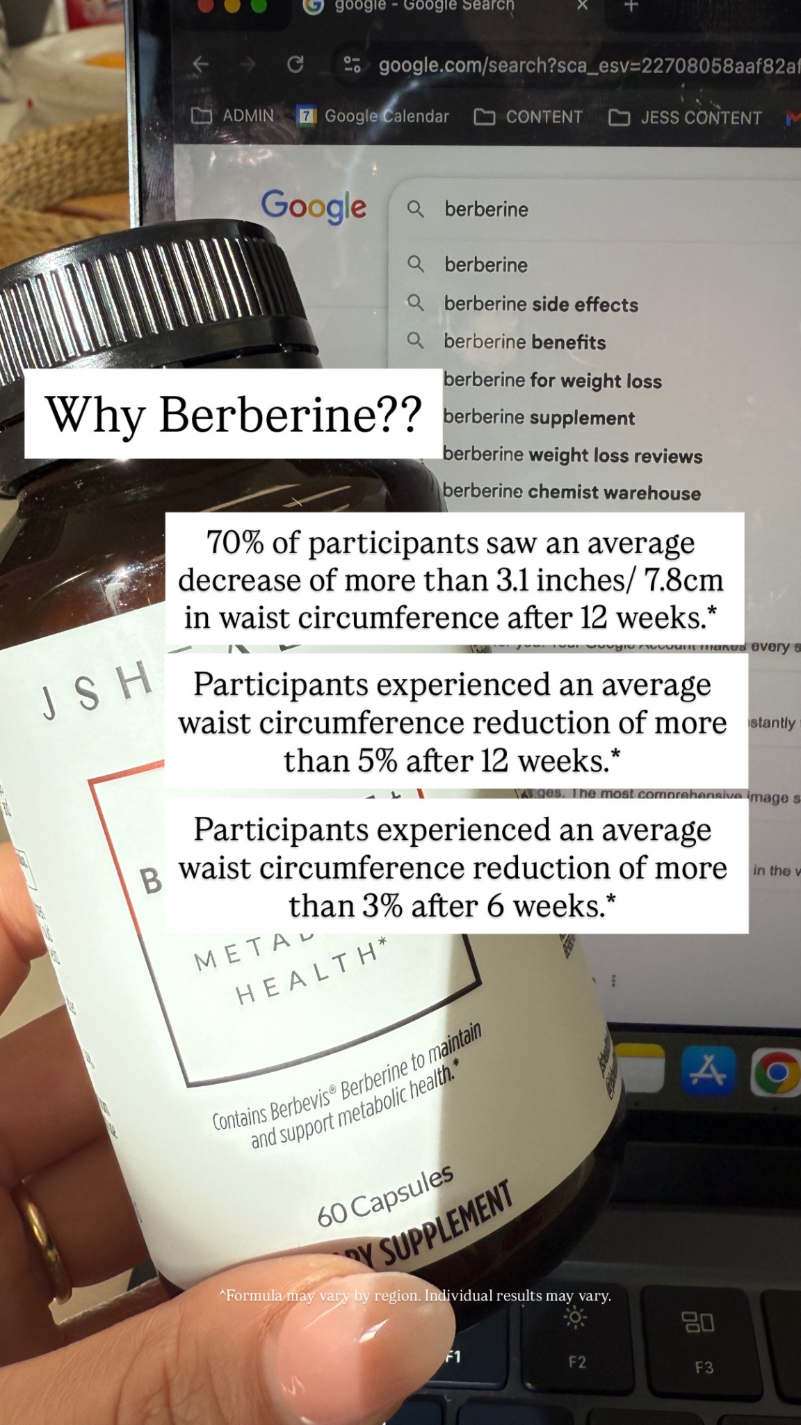 JSHealth Vitamins Berberine+ Facebook ad