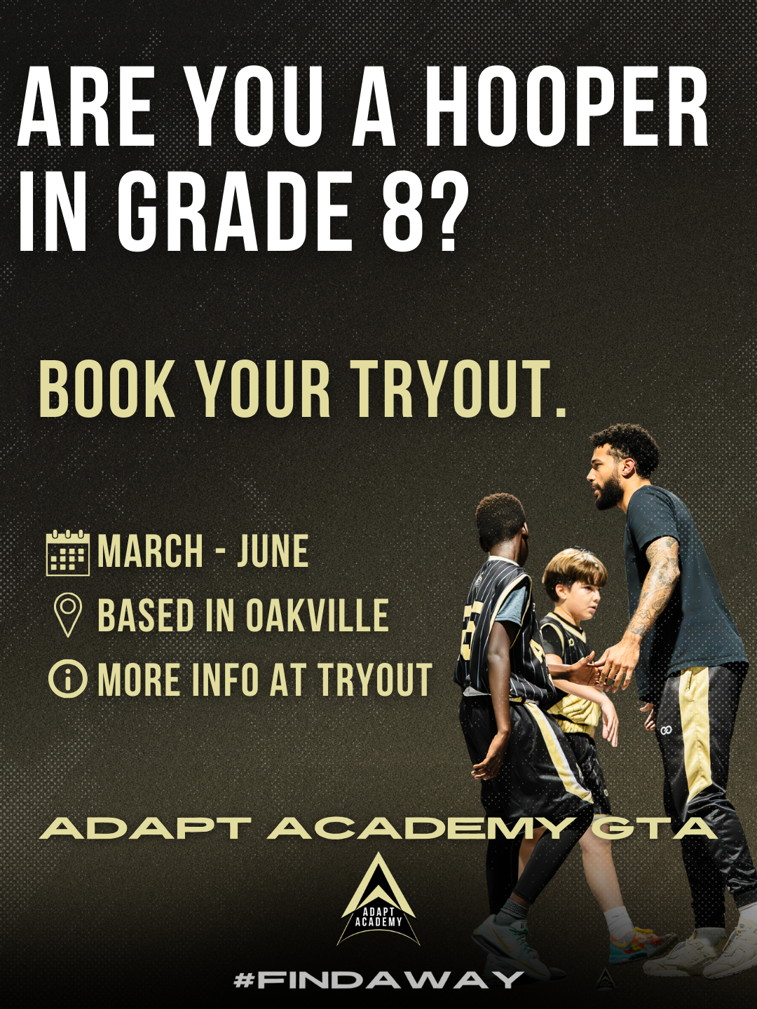 By Any Means GTA Facebook ad: Only ONE Grade 8 team in Oakville