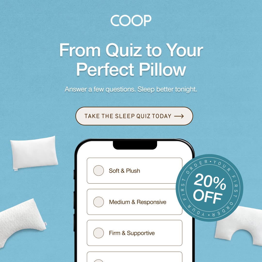 Coop Sleep Goods Facebook ad