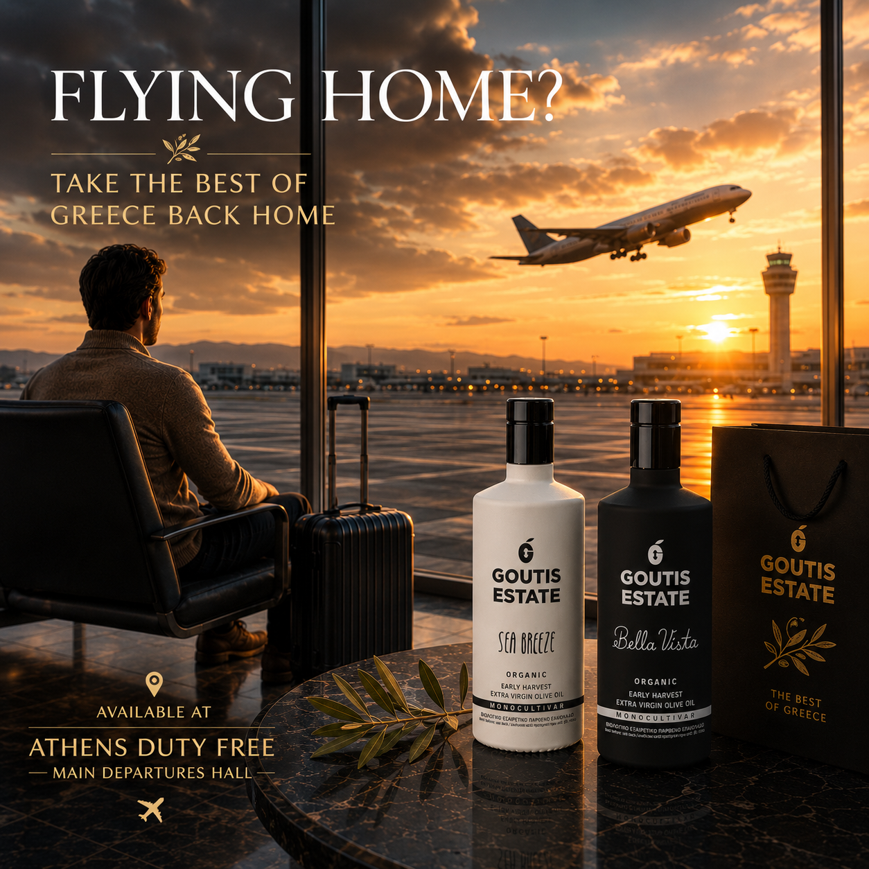 Goutis Estate Olive Oil Facebook ad
