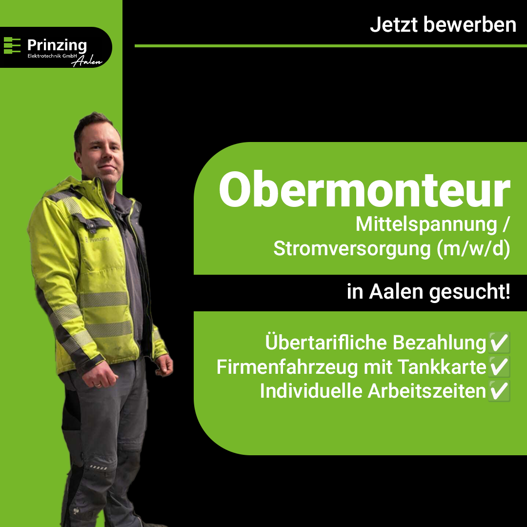 Prinzing Elektrotechnik GmbH Aalen Facebook ad