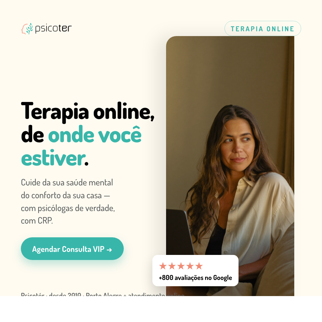Psicoter Facebook ad: Às vezes, a gente diz que é só…
