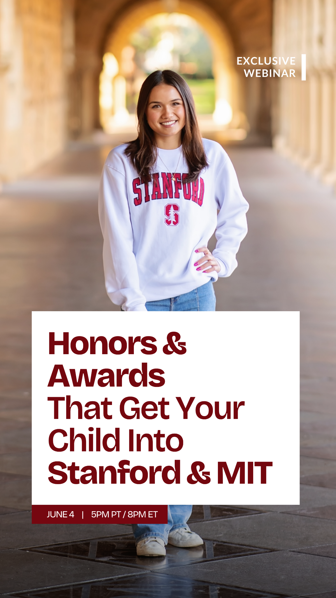 Crimson Education Facebook ad
