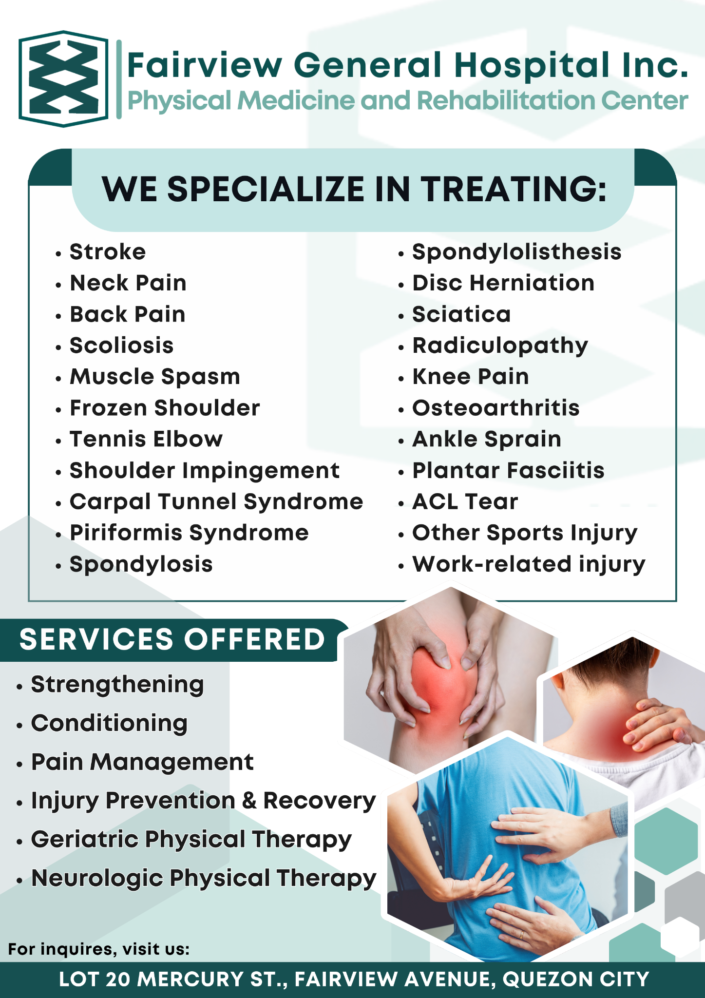 FGH Physical Therapy Facebook ad