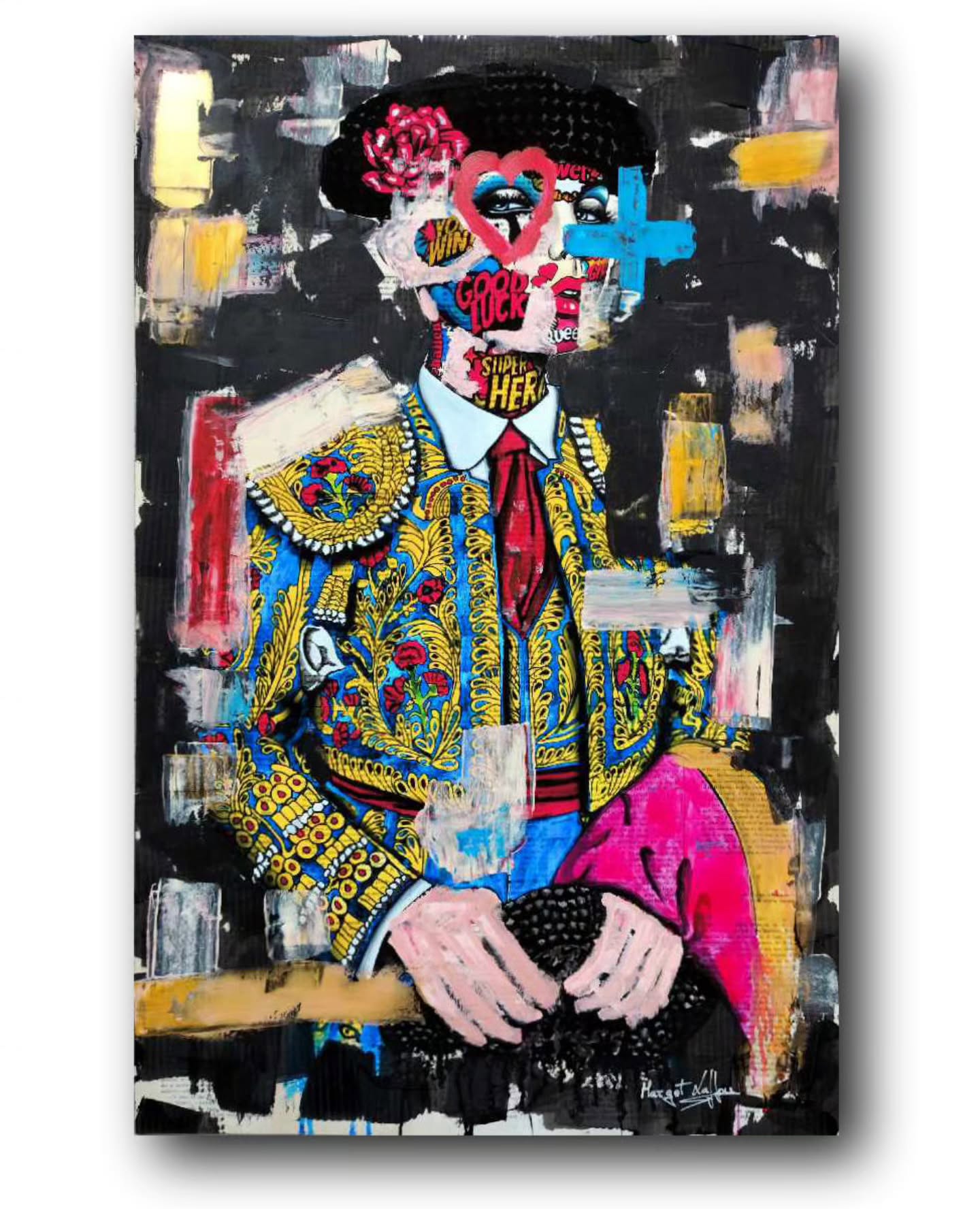 margot laffon_art Facebook ad: Original painting on paper available on catawiki.com (link…