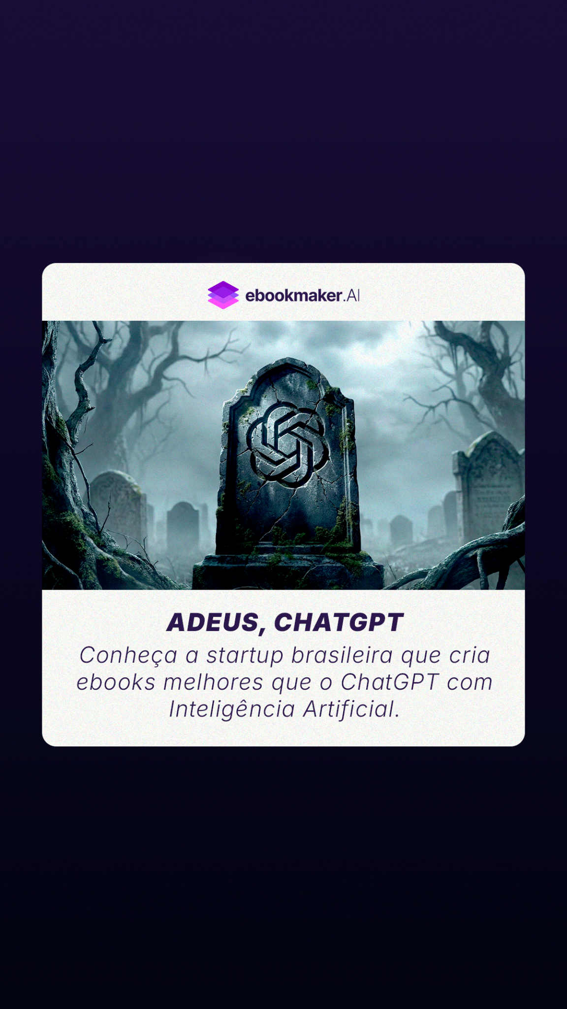 Ebookmaker.ai Facebook ad