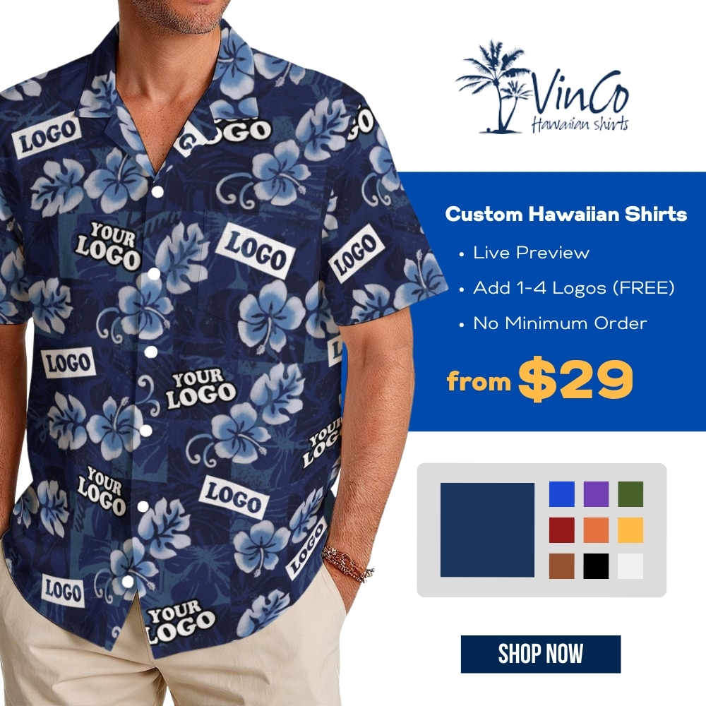 VinCo Hawaiian Shirts Facebook ad
