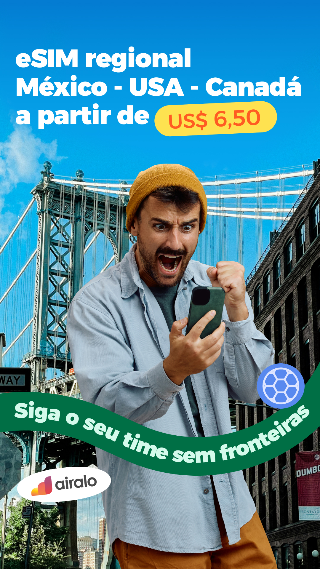 Airalo Global eSIM Store Facebook ad