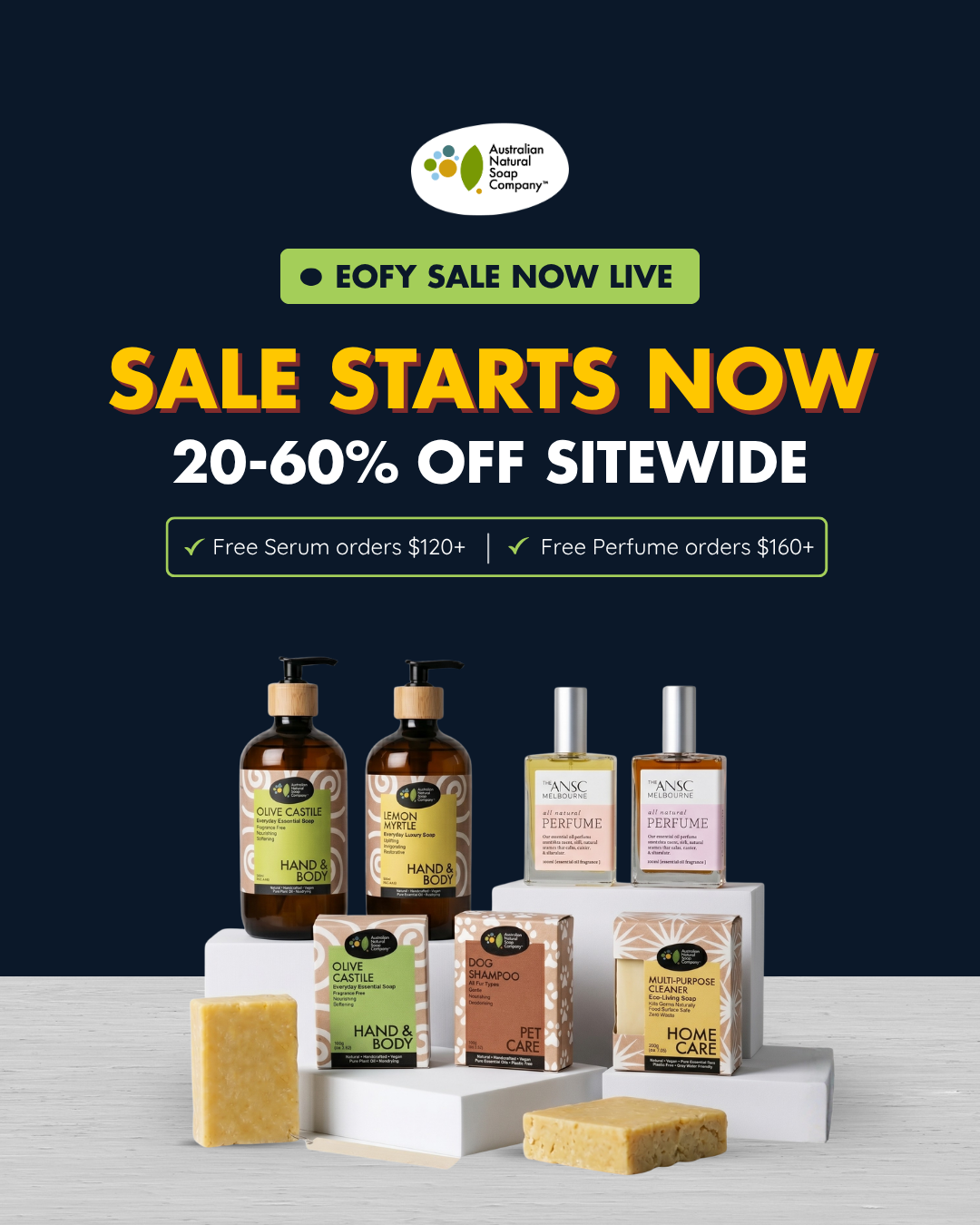 Australian Natural Soap Company Facebook ad