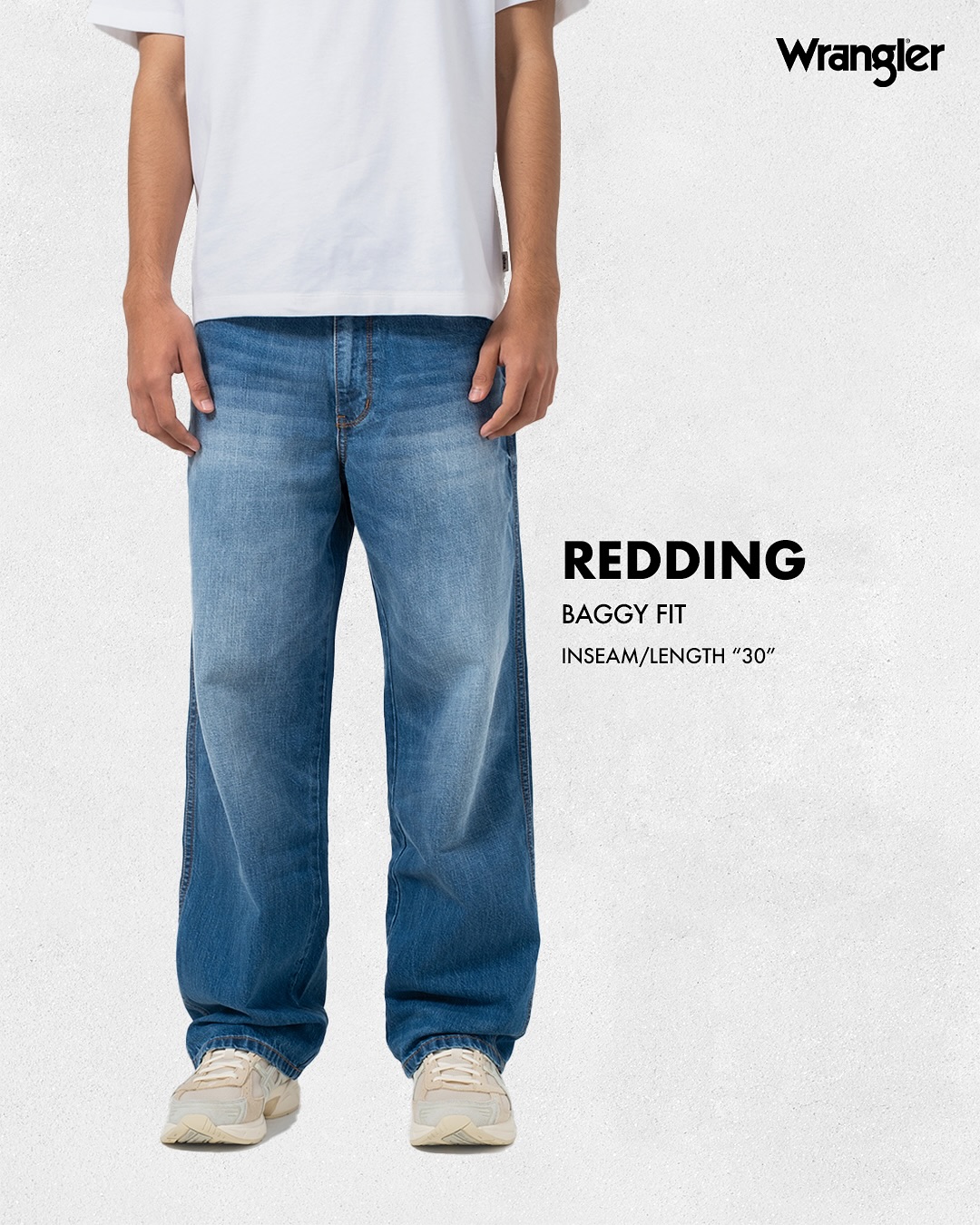 Wrangler Jeans Facebook ad: 7 fit, 1 tujuan: biar lo makin gaya.